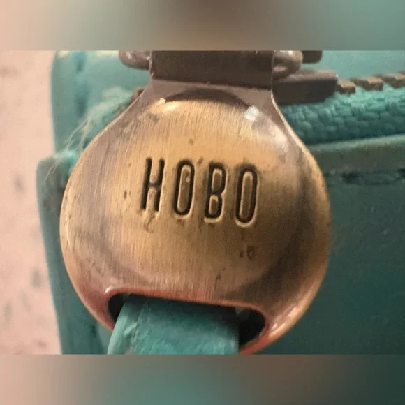 Blue Hobo Leather Women's Wallet - Picture 4 of 7